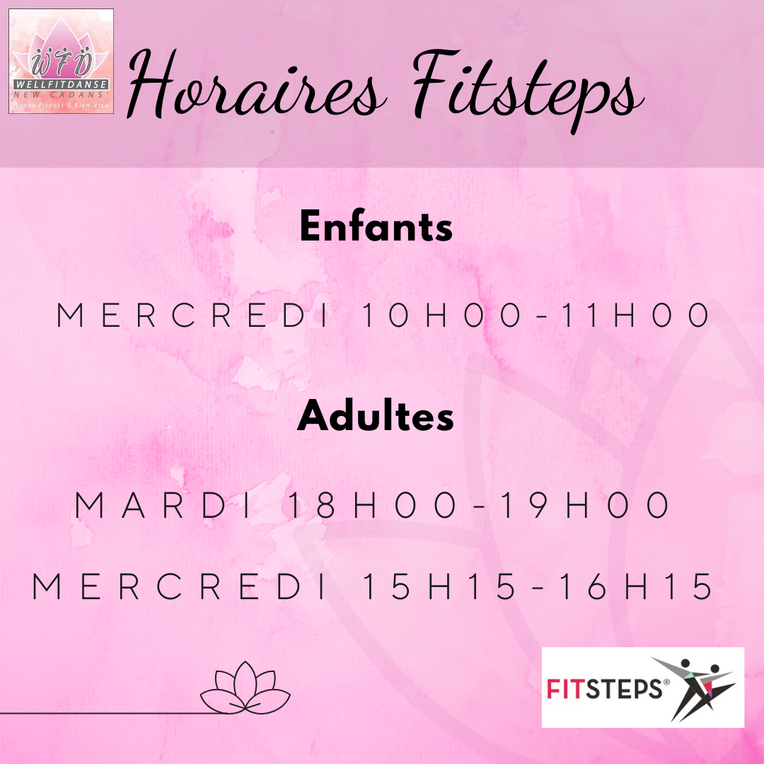 2024 Horaires Fitsteps